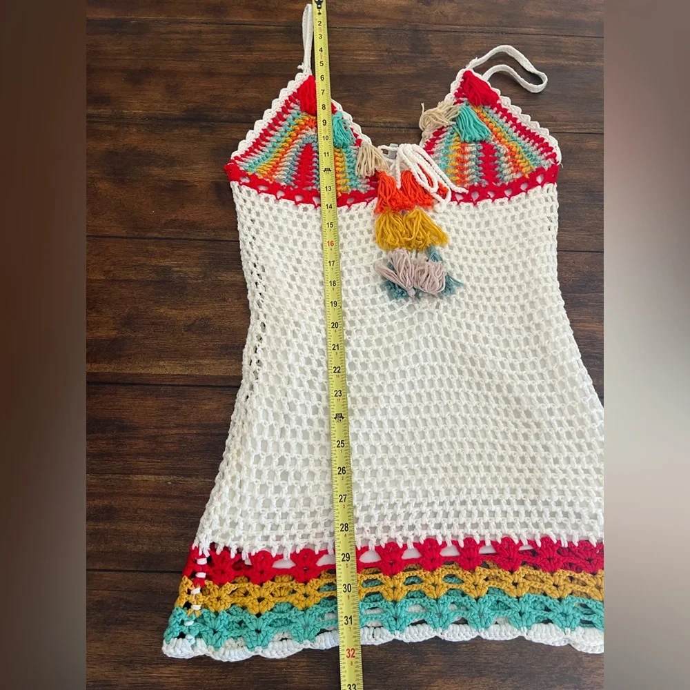 Fashion Nova Colorful Crochet‎ Dress